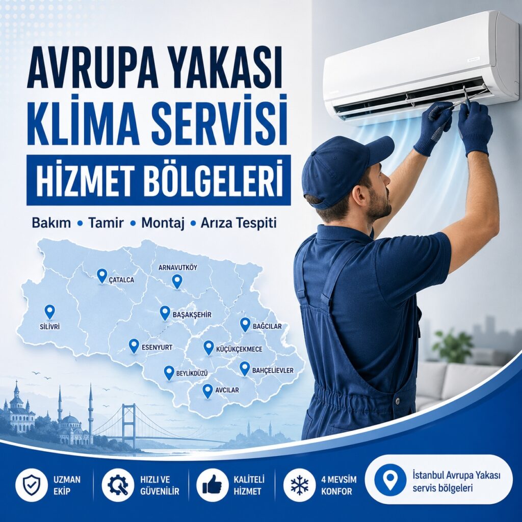 Avrupa Yakası Klima Servisi Hizmet Bölgeleri