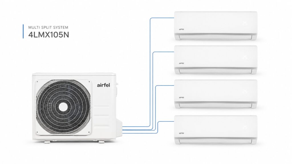 Airfel Multi Split Inverter Klima Dış Ünite 4LMX105N 36.000 BTU/h