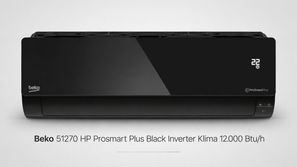Beko 51270 HP Prosmart Plus Black Inverter Klima 12.000 Btu/h Split Klima
