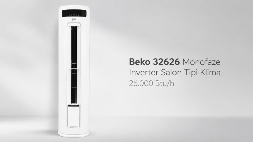 Beko 32626 Monofaze Inverter Salon Tipi Klima 26.000 BTU/h