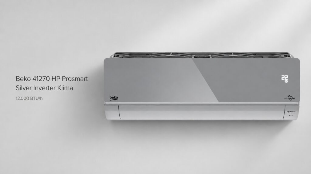Beko 41270 HP Prosmart Silver Inverter Klima 12.000 BTU/h