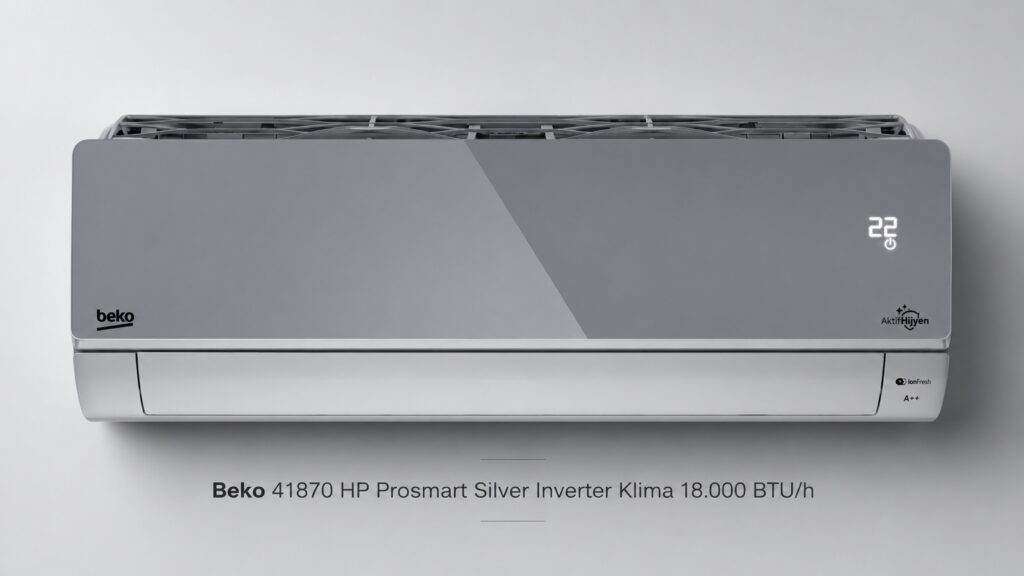 Beko 41870 HP Prosmart Silver Inverter Klima 18.000 BTU/h