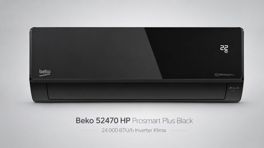 Beko 52470 HP Prosmart Plus Black Inverter Klima 24.000 BTU/h
