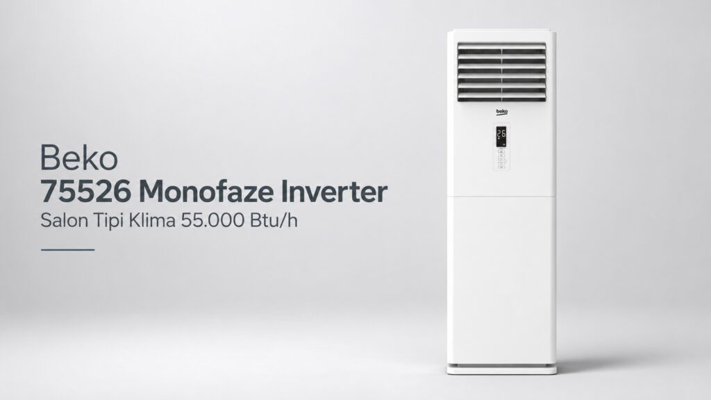 Beko 75526 Monofaze Inverter Salon Tipi Klima 55.000 Btu/h